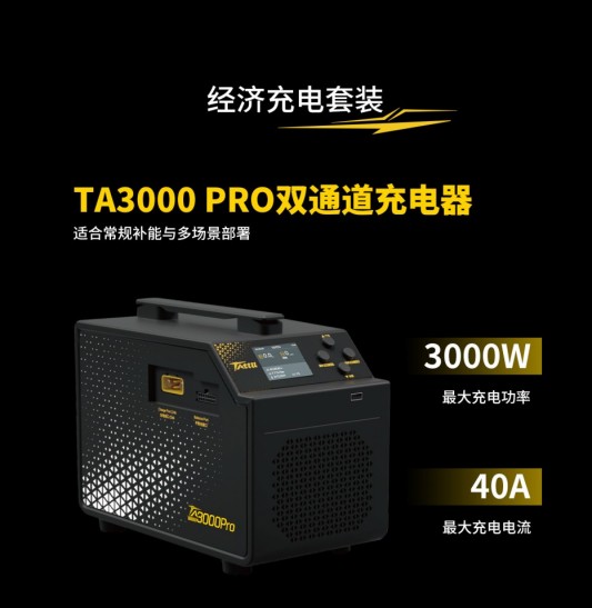 Tattu 4.0 18S 35Ah無人機電池適配TA3000PRO雙通道充電器